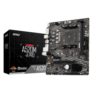 MSI Motherboard A520M-A Pro - Image 1