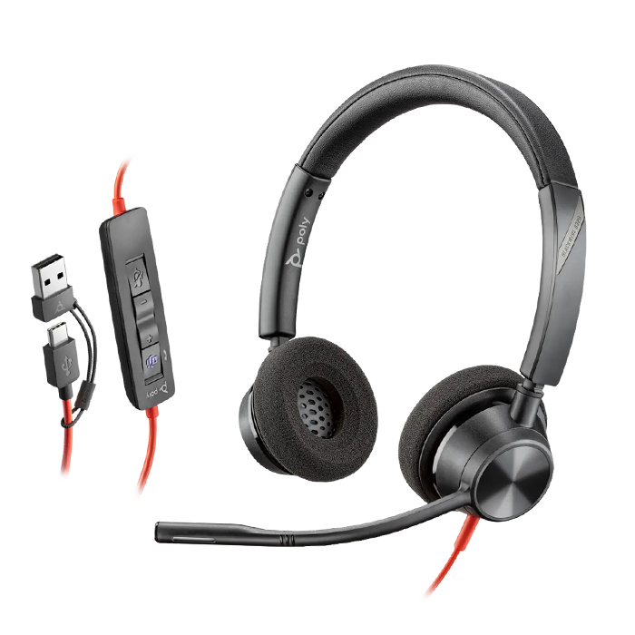 Poly Blackwire 3320 Headset USB