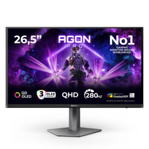 AOC Agon Pro Gaming Monitor 26.5” QD-OLED 240Hz - Image 2