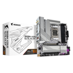 Gigabyte AORUS ELITE Wi-Fi 6E ICE B650M - Image 1