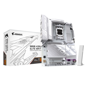 Gigabyte AORUS ELITE WF7 ICE Motherboard B850 AM5  - Image 1