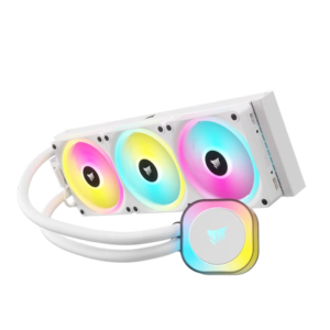 Corsair iCUE LINK H150i 360mm RGB Liquid White  - Image 4