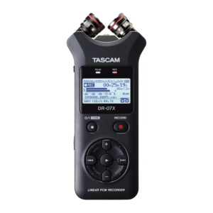Tascam DR-07X Voice Recorder Black - Image 1