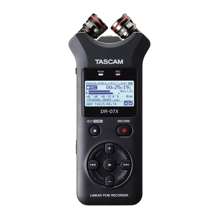 Tascam DR-07X Voice Recorder Black