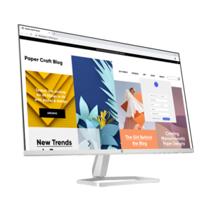 HP Monitor 5 527sw 27" White - Image 1