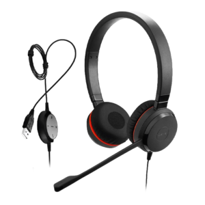 Jabra Evolve 30II MS DUO Headset USB - Image 1