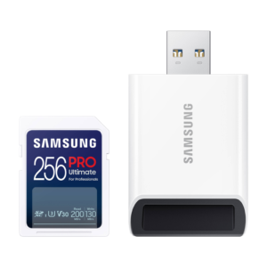 Samsung PRO Ultimate 256GB SD + Reader - Image 1