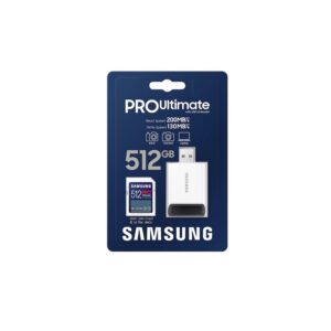 Samsung PRO Ultimate 512 GB SD + Reader - Image 1