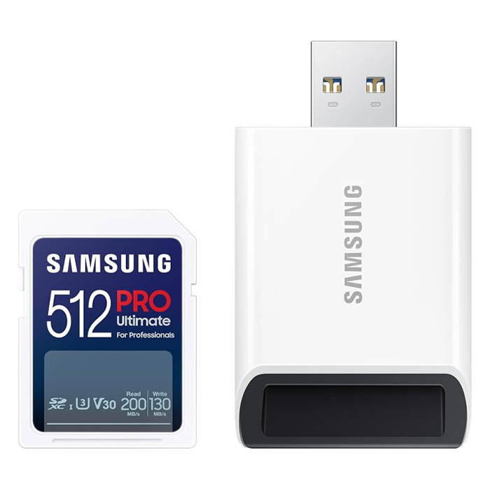 Samsung PRO Ultimate 512GB SD Reader