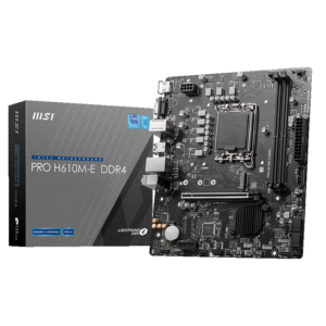 MSI Motherboard H610M-E PRO DDR4 - Image 1