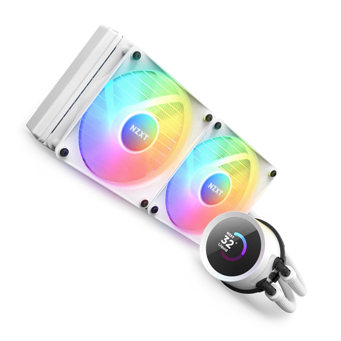 Nzxt Kraken 240 RGB With LCD Display White