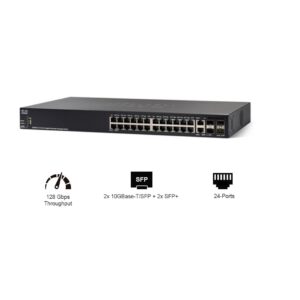 Cisco 24-Port Smart SG350X-24-K9 L3 - Image 1