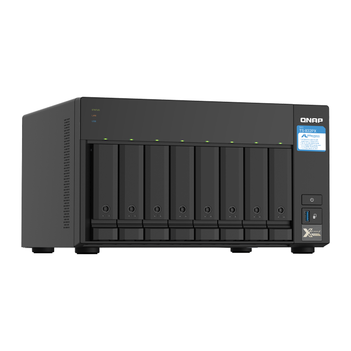 Qnap TS-832PX-4G Tower NAS 8-Bay