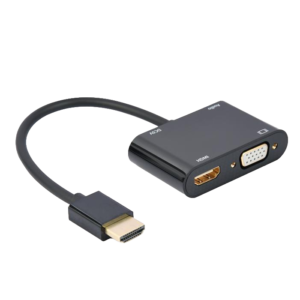 Gembird HDMI to 1xVga + 1x HDMI Adapter - Image 1