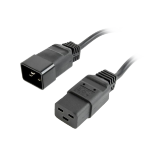 Gembird Power Cable Extension C19 to C20 16A - Image 1